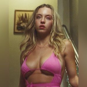 Pink Euphoria Frankie’s Bikinis - Gemma Wrap One-Piece